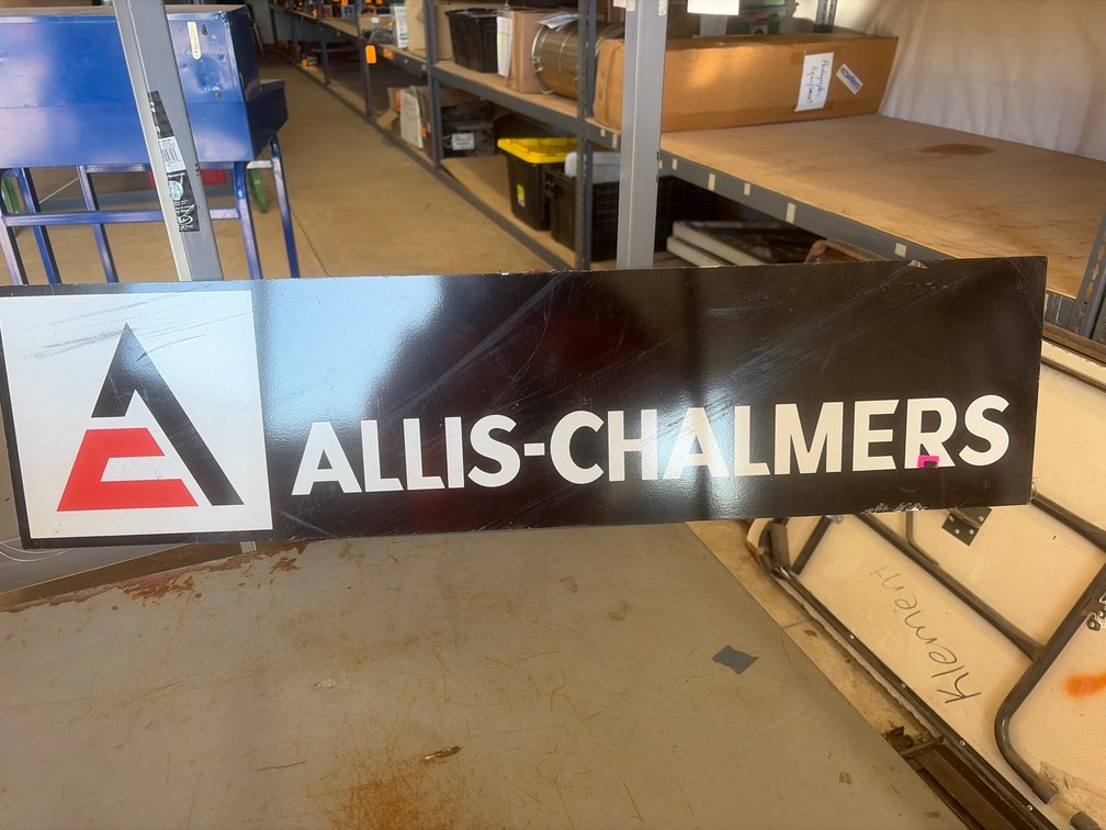 (1) Allis-Chalmers Rectangular Sign