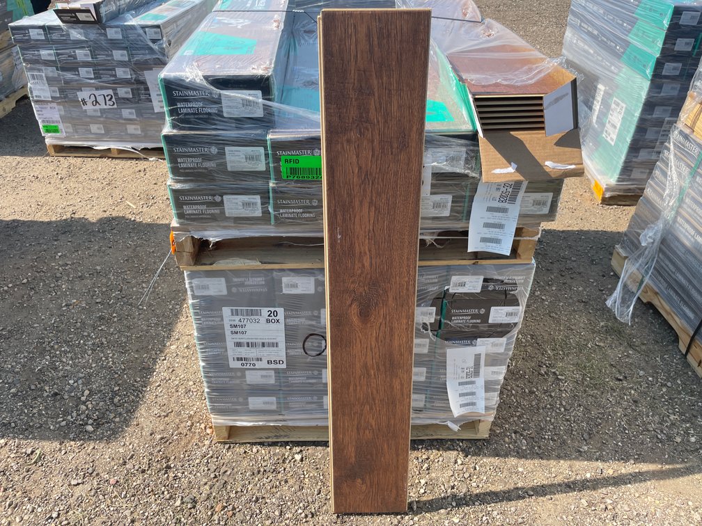 662.7 Sq. Ft. Stainmaster PetProtect OCALA HICKORY Oak Waterproof Flooring