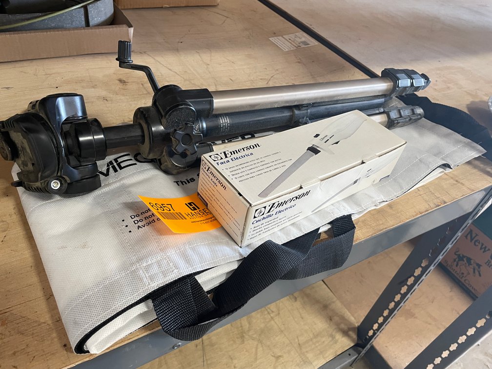Electric Knife Tripod and Megamover Transport Unit