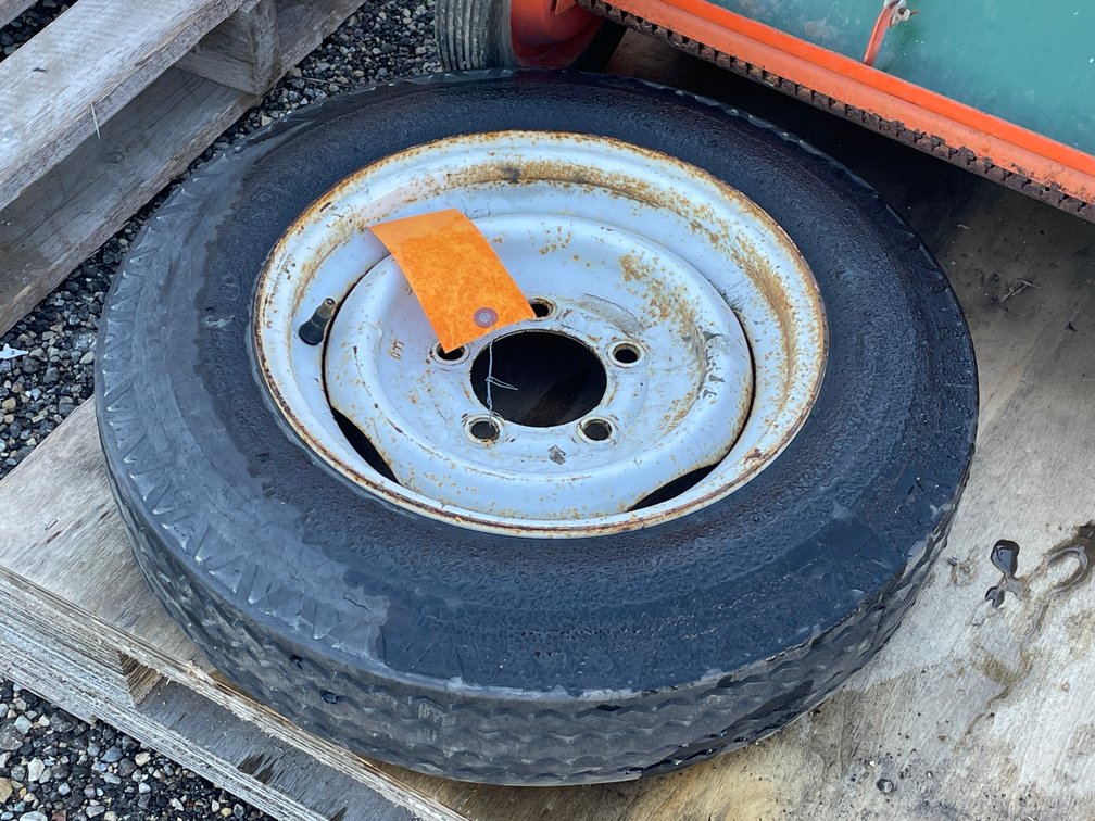 Spare Boat Trailer Tire