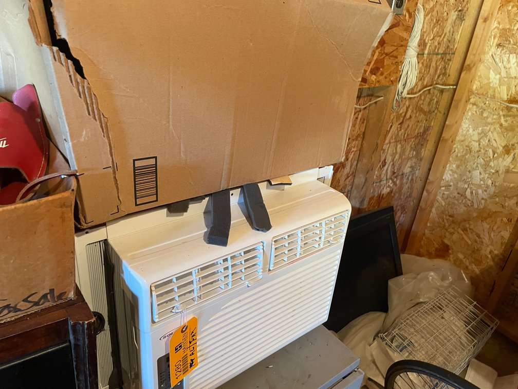 Soleus Window Air Conditioner and Sea Air 52" Ceiling Fan