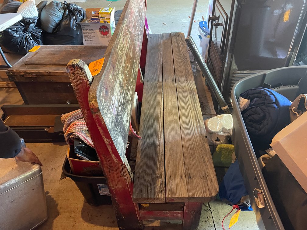 Vintage Western Motor Sales Bench