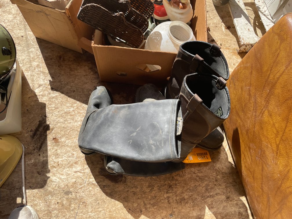 (2) Pairs of Steel Toed Boots