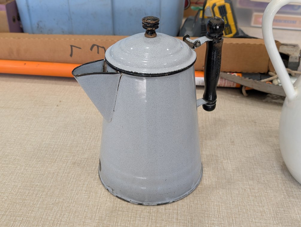 Vintage Enamel Coffee Pots