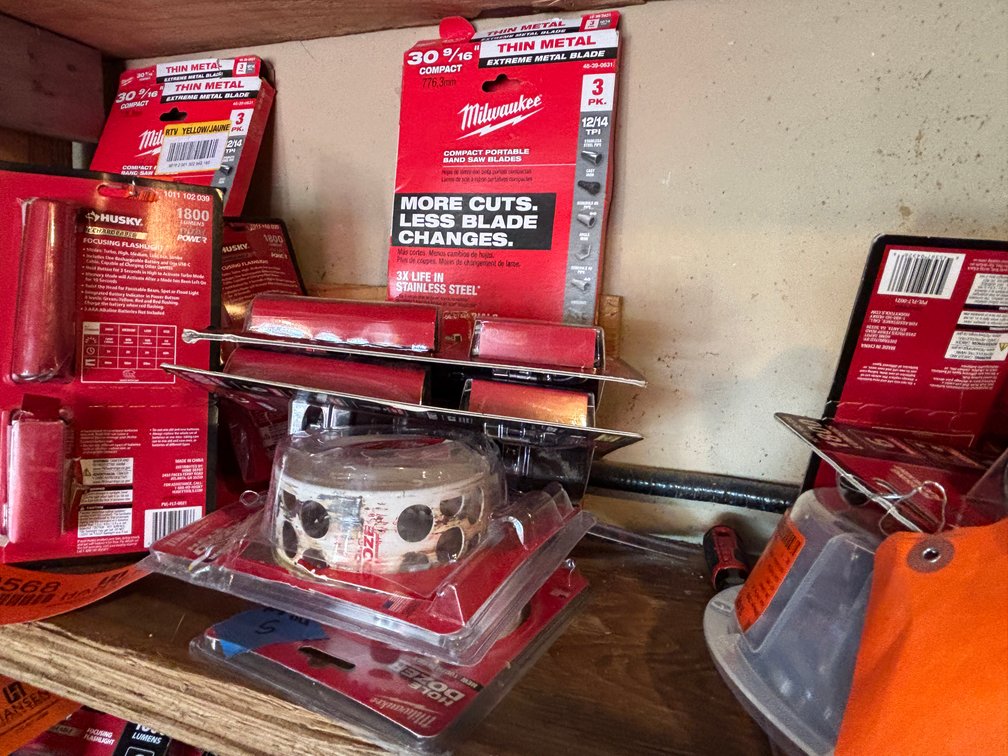 Milwaukee Bits and Husky Flashlights (Fountain City, WI)