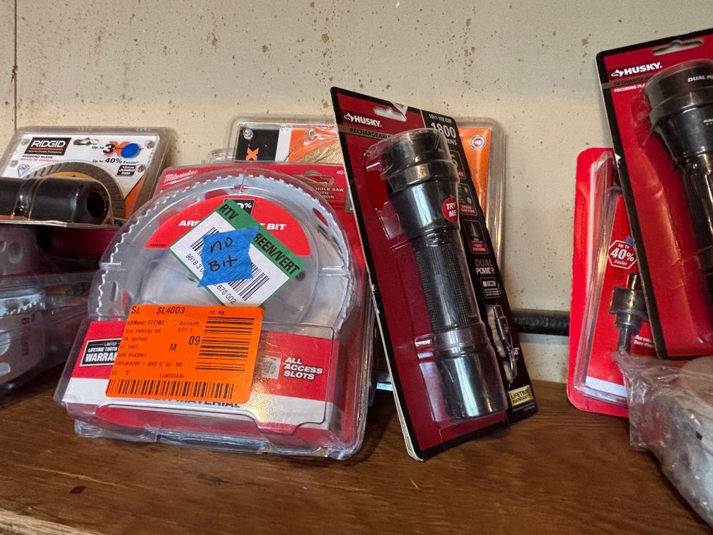 (2) Ridgid 7" Masonry Diamond Blades and Milwaukee Hole Dozer Bits (Fountain City, WI)
