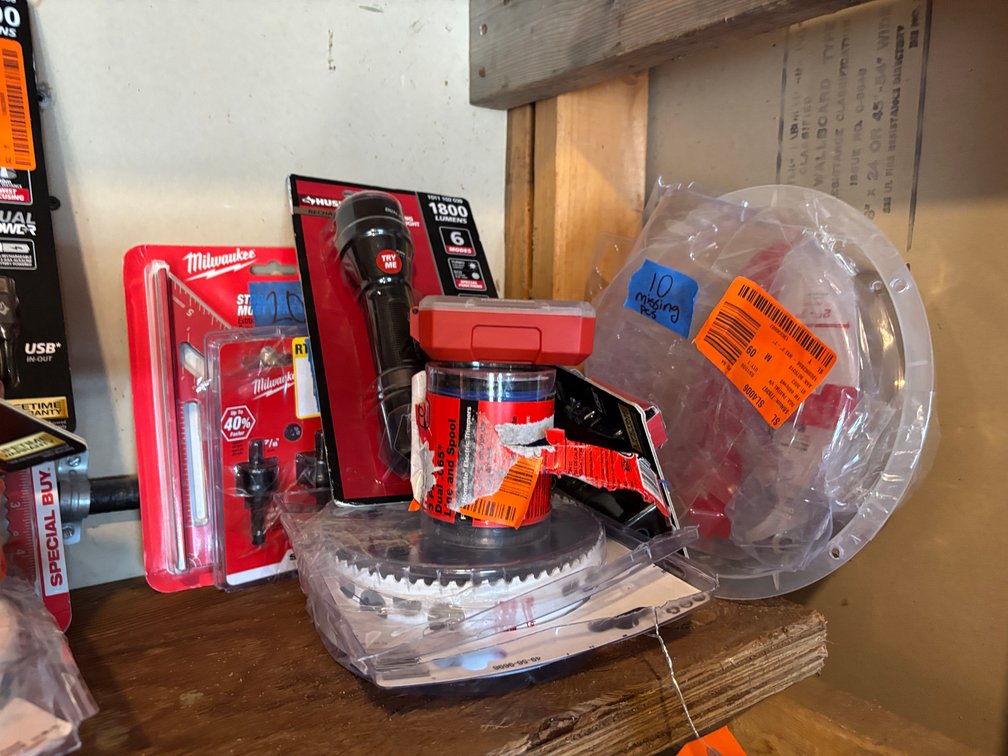 Milwaukee Tools and (2) Husky 1800 Lumen Flashlights (Fountain City, WI)