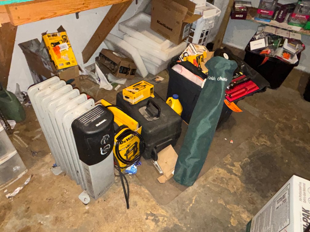 Various Items Under Bench (Fountain City, WI)