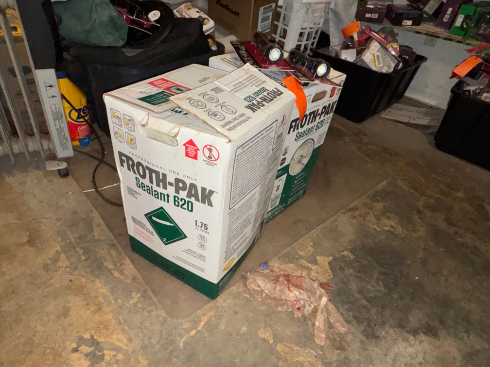 (2) Froth-Pak Canisters of 620 Sealant (Fountain City, WI)