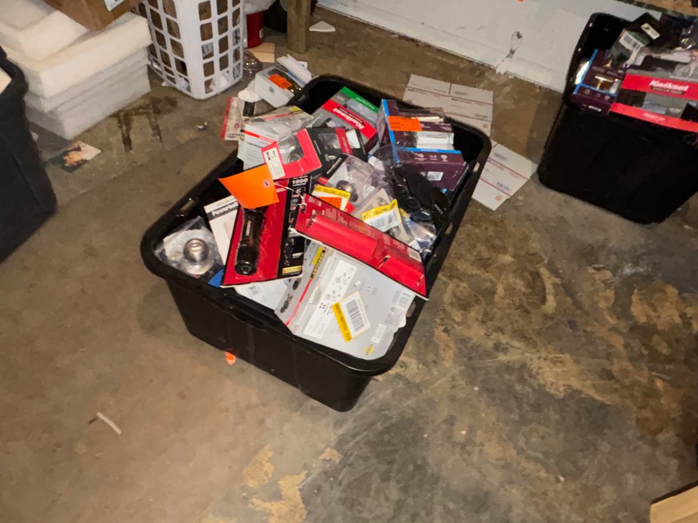 Tote of Door Handles and Locks (Fountain City, WI)