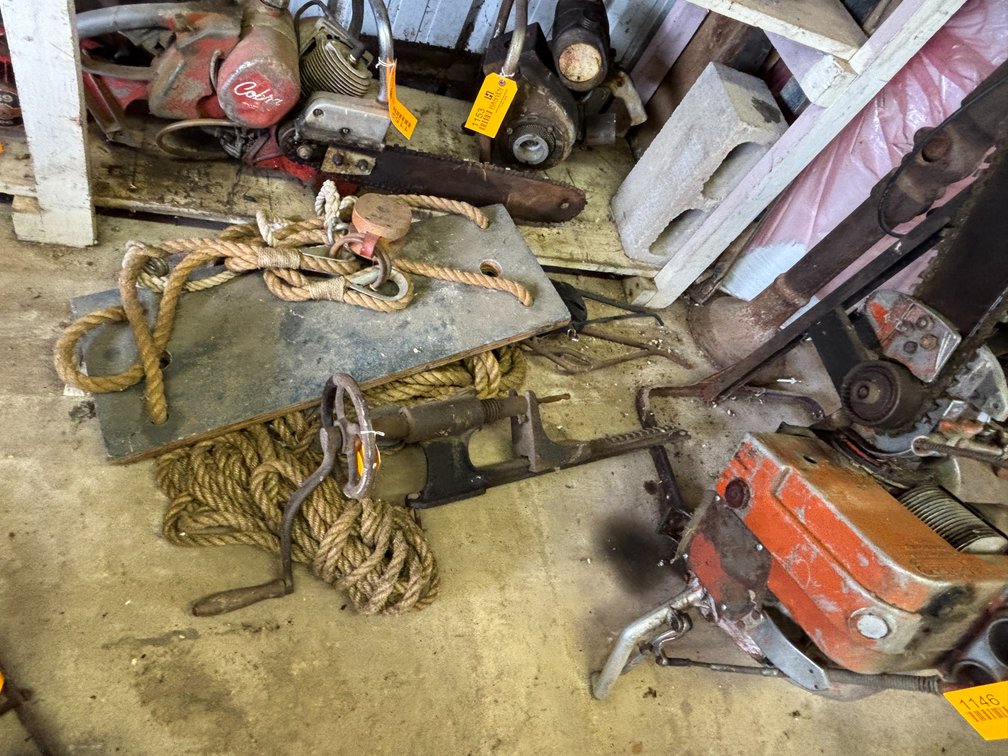 Vintage Drill Press and Pulley