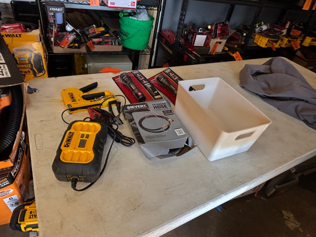 (3) DeWalt Tools and (2) Husky 1800 Lumen Flashlights (Fountain City, WI)