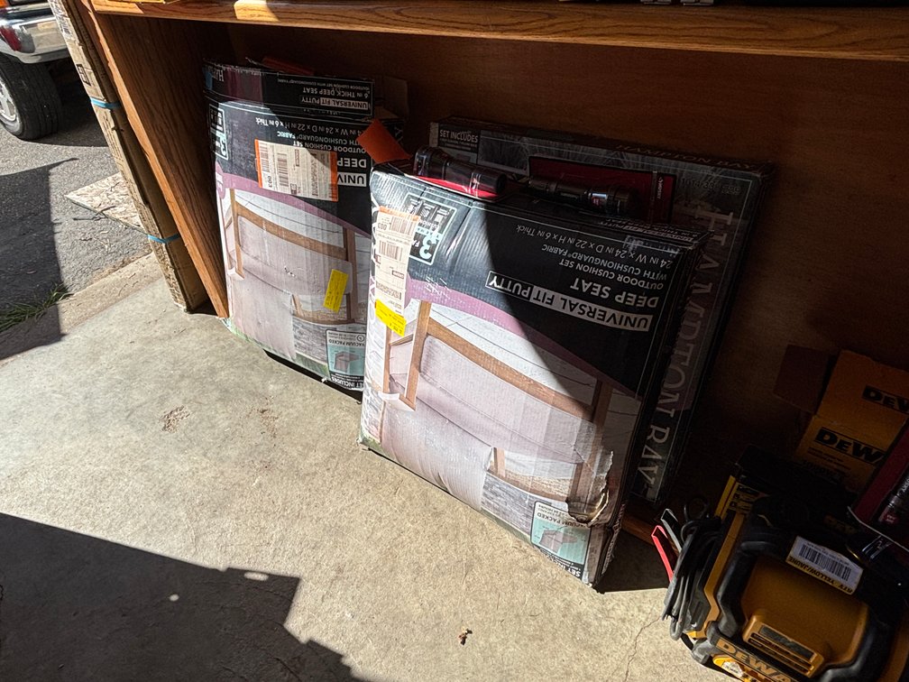 (3) Hampton Bay Deep Seat Cushions (Fountain City, WI)