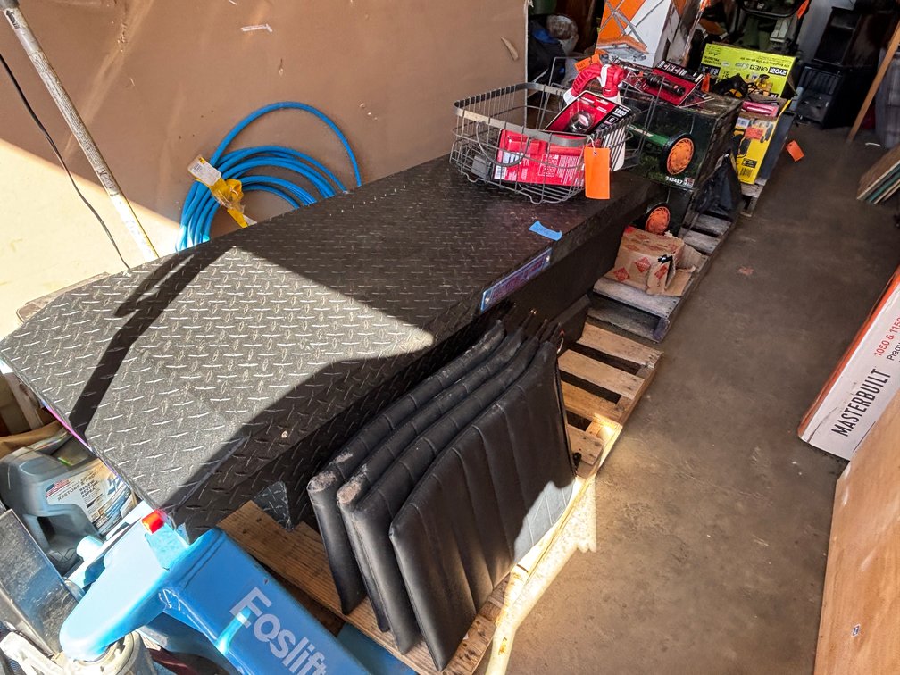 Weather Guard Pickup Toolbox with Metal Basket (Fountain City, WI)