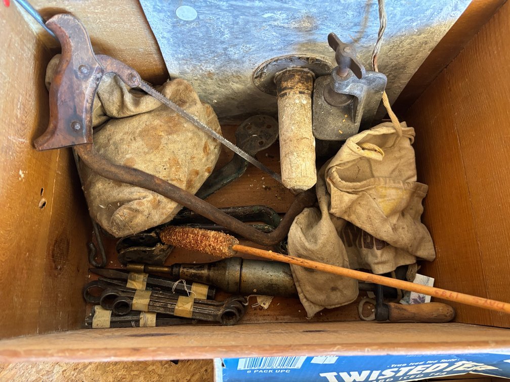 Vintage Tools and Wood Crate