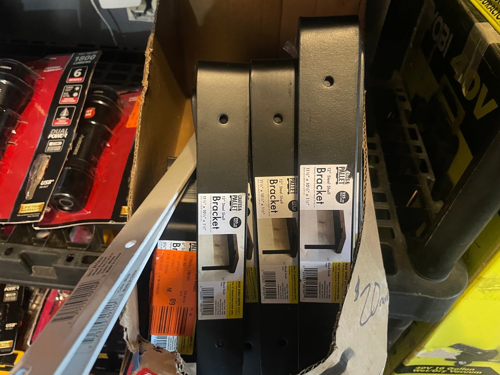 12" Heavy Duty Shelf Brackets (Fountain City, WI)