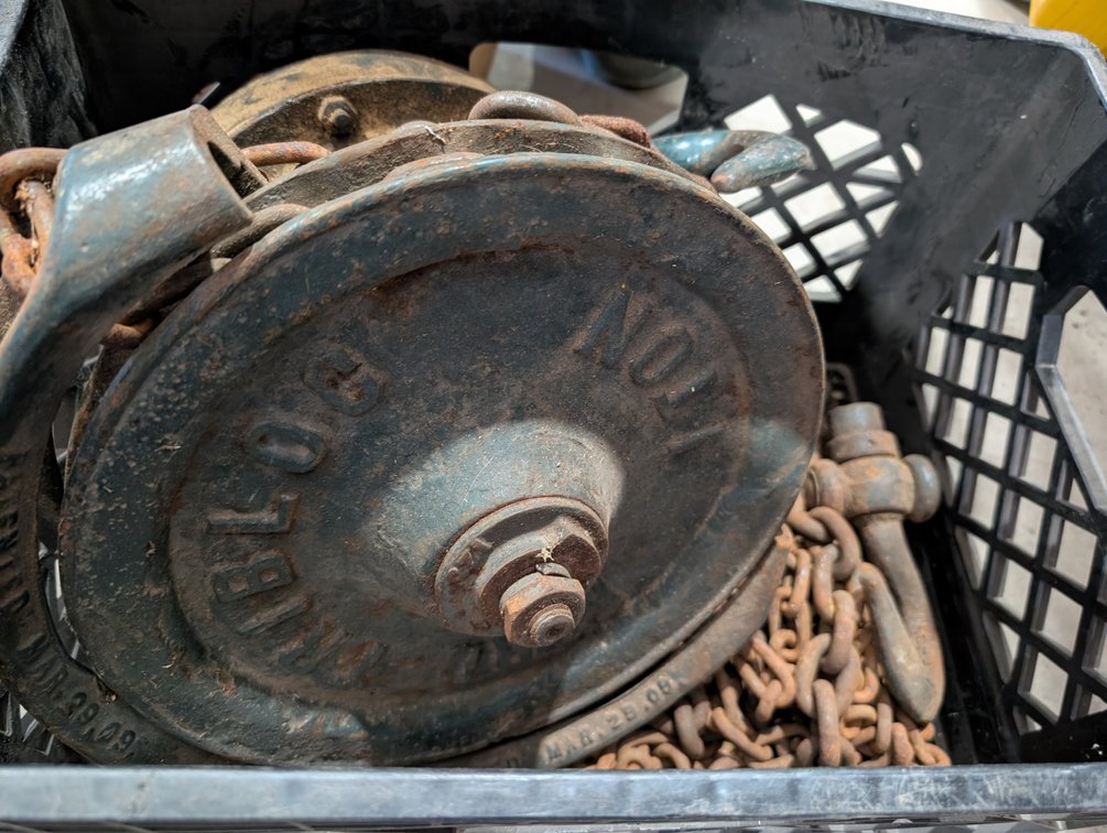 Ford Tri Block Chain Hoist