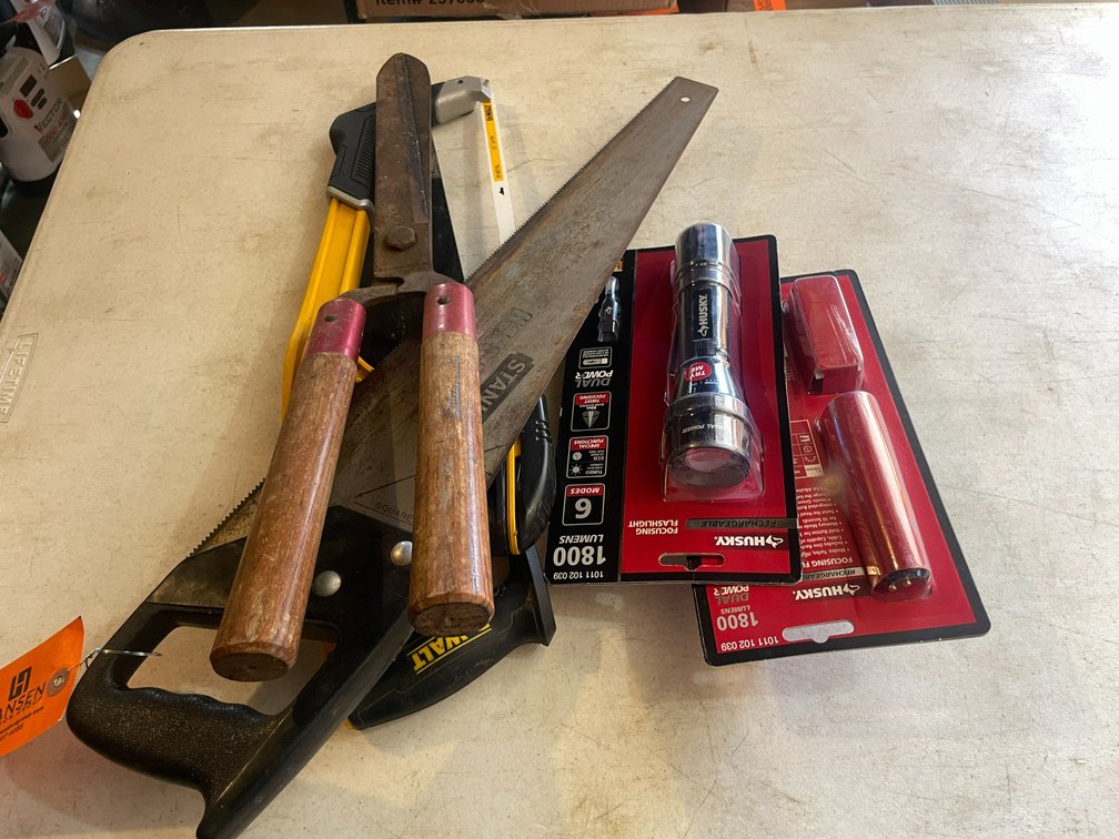 (2) Hand Saws and Hand Loopers (Fountain City, WI)