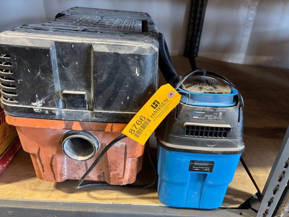(2) Shop Vacuums
