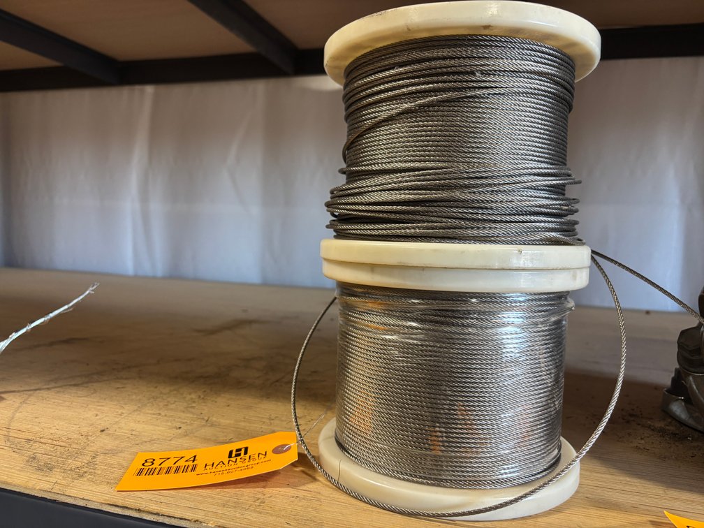 (2) Rolls of Steel Cable