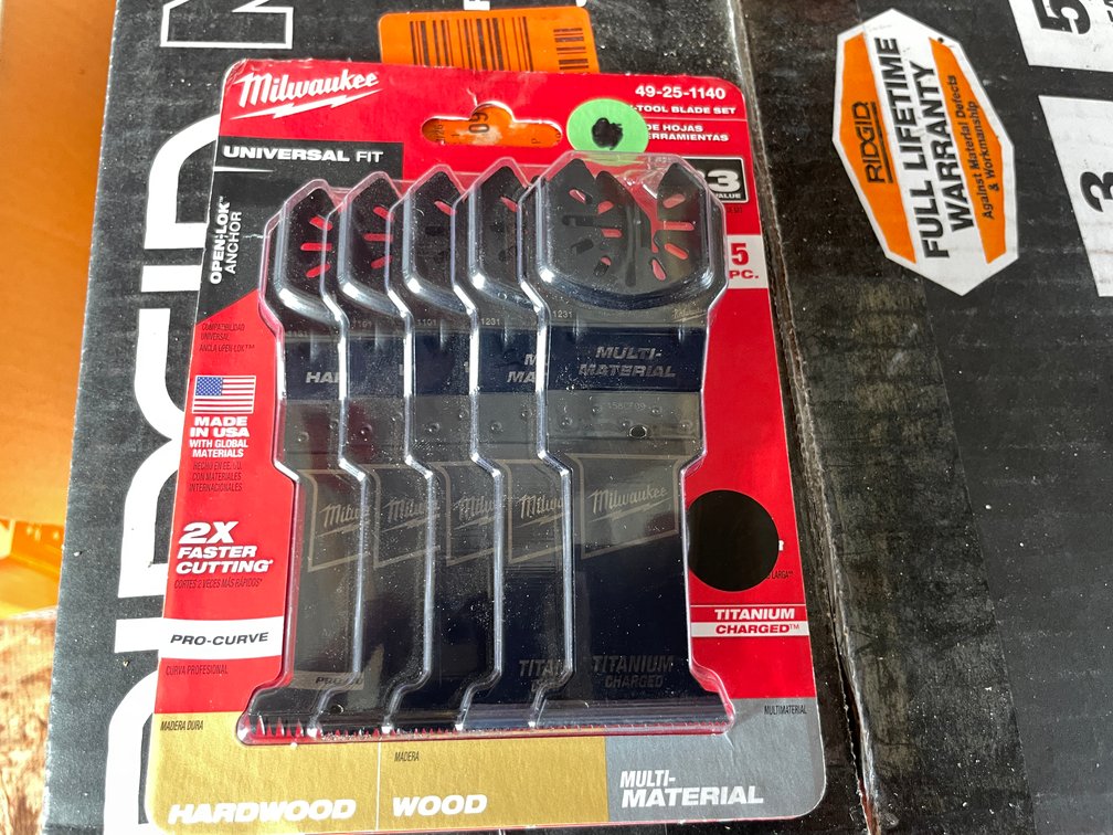Milwaukee (5) Piece Multi-Tool Blade Set (Strum, WI)