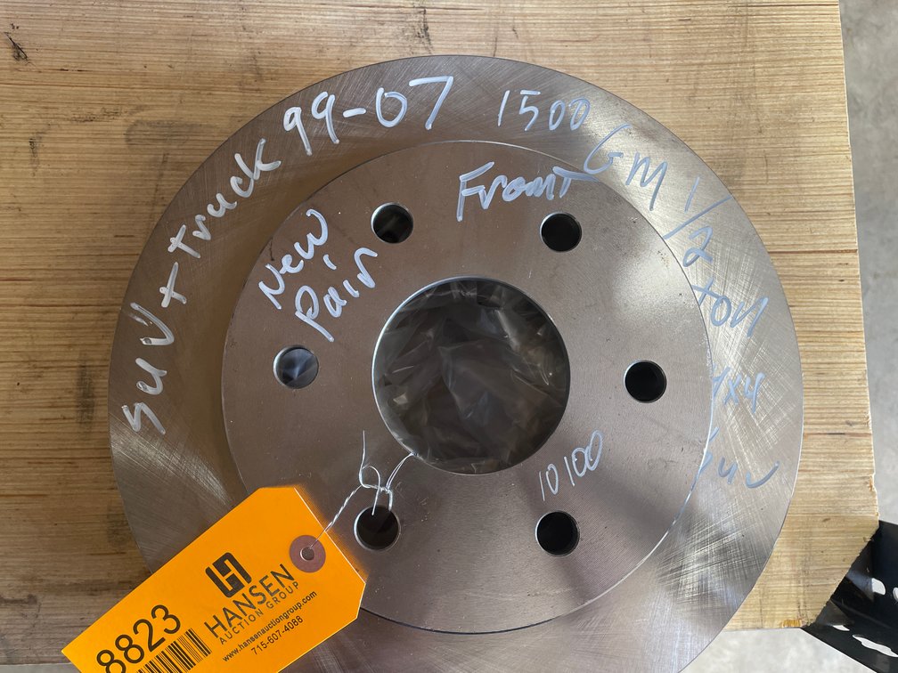 (2) Front GM Rotors