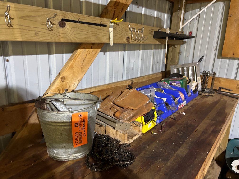 Contents on Bench