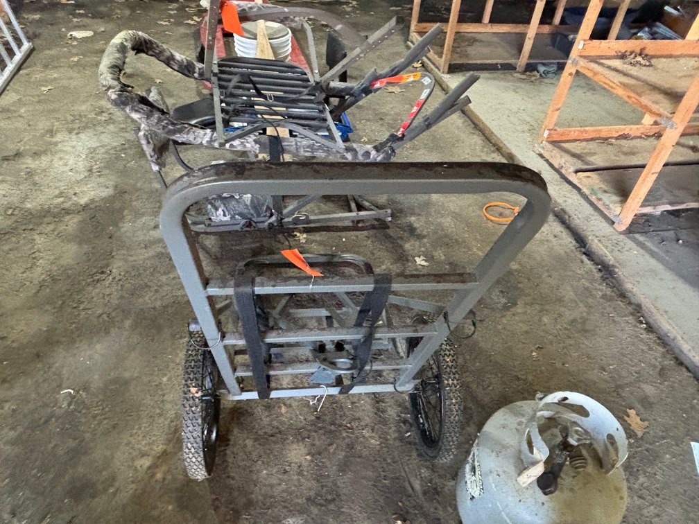 Metal Deer Cart
