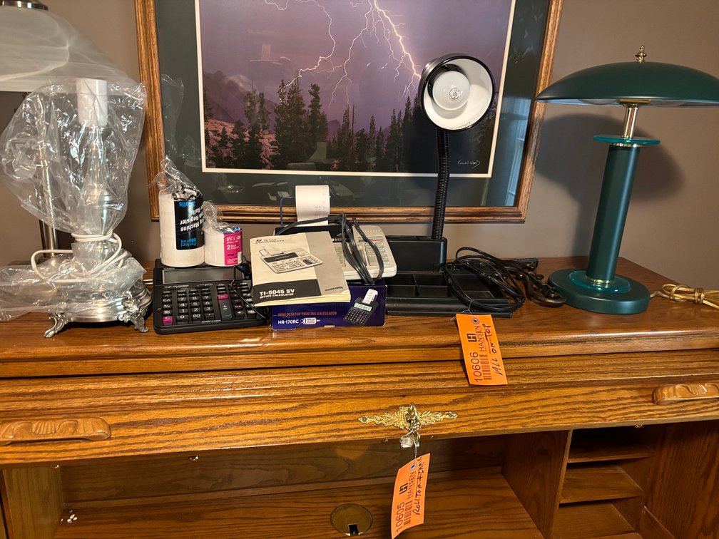 Items on Roll Top Desk