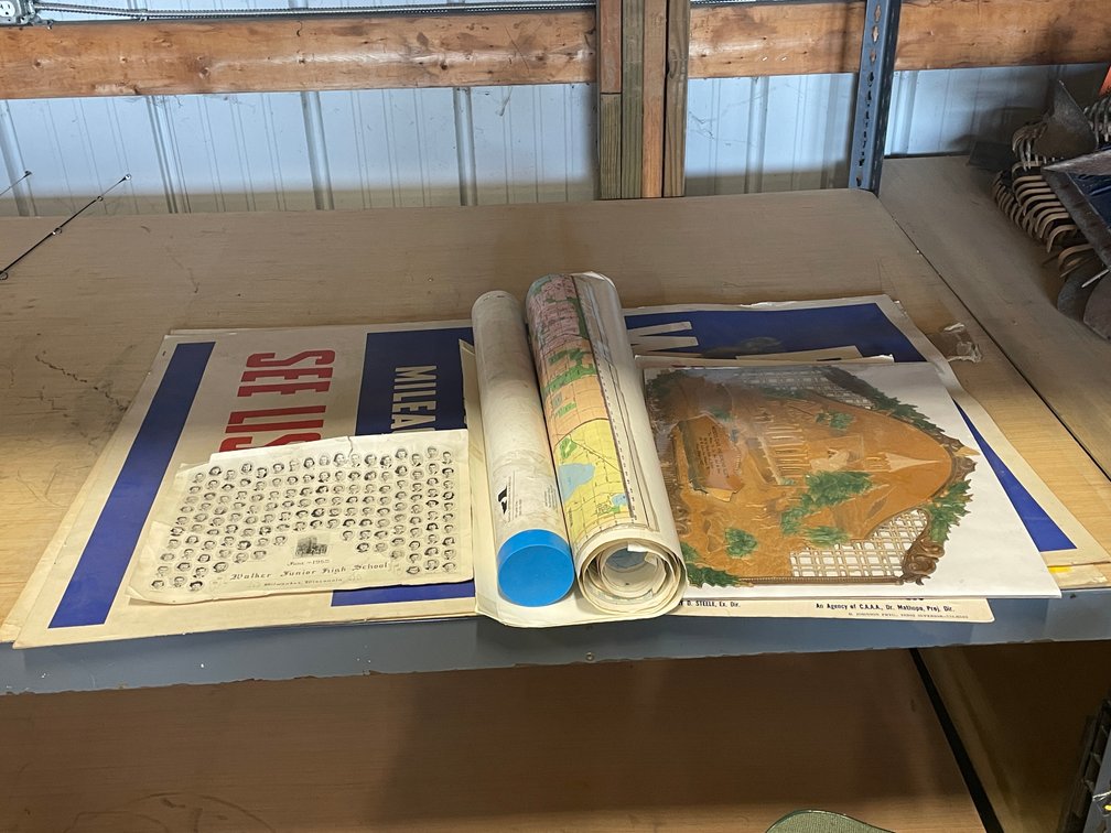 Vintage Maps, Wanted Signs, Class Picture, and More