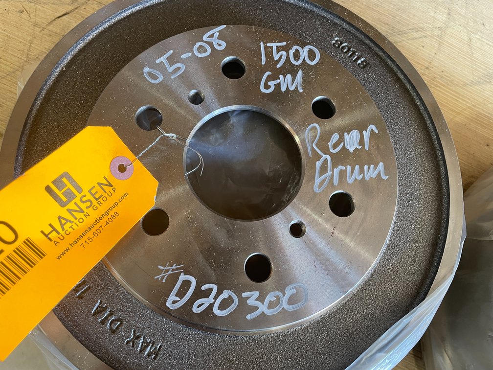 (2) GM 1/2 Ton Drums