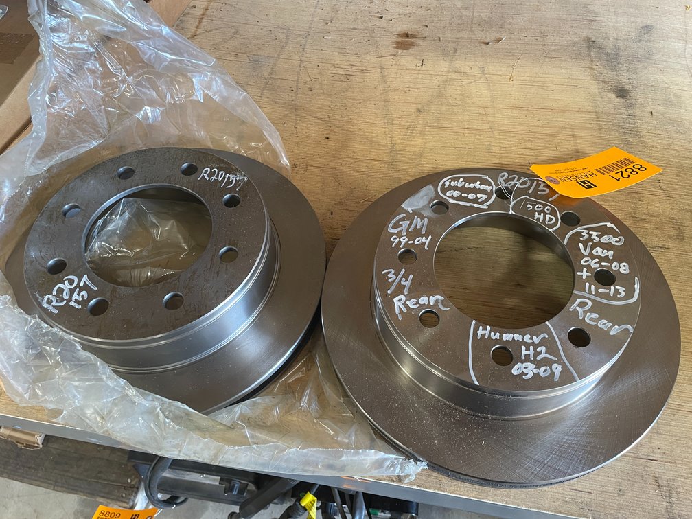 (2) GM Rear Rotors