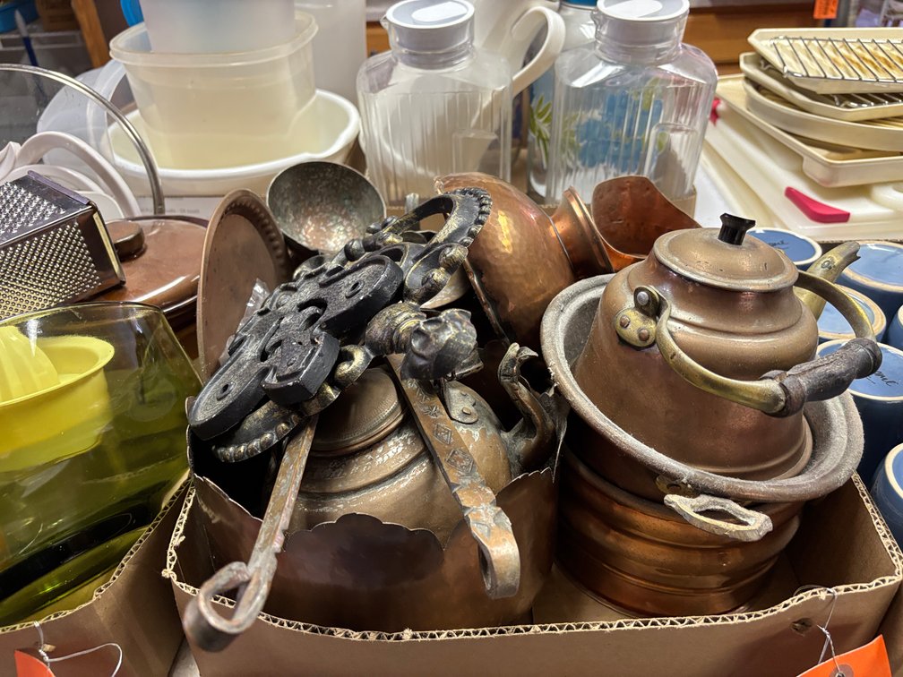 Various Copper Items