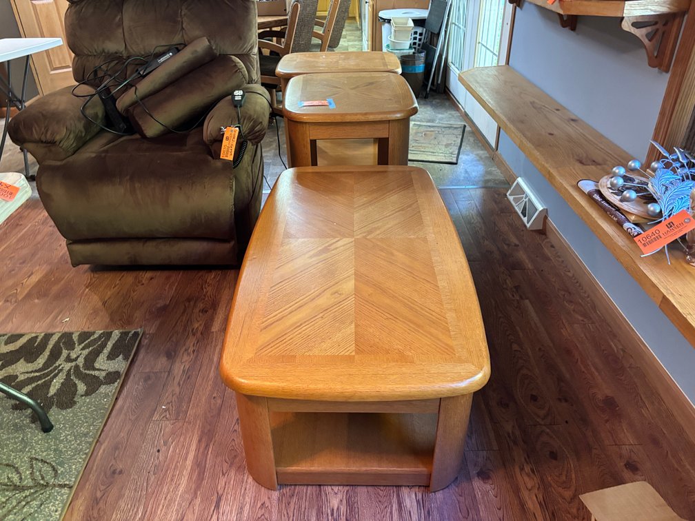 Coffee Table and (2) End Tables