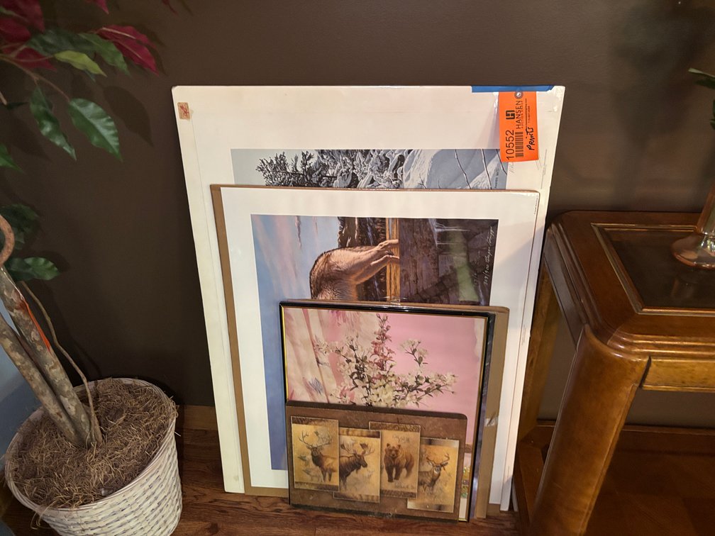(3) Unframed Prints