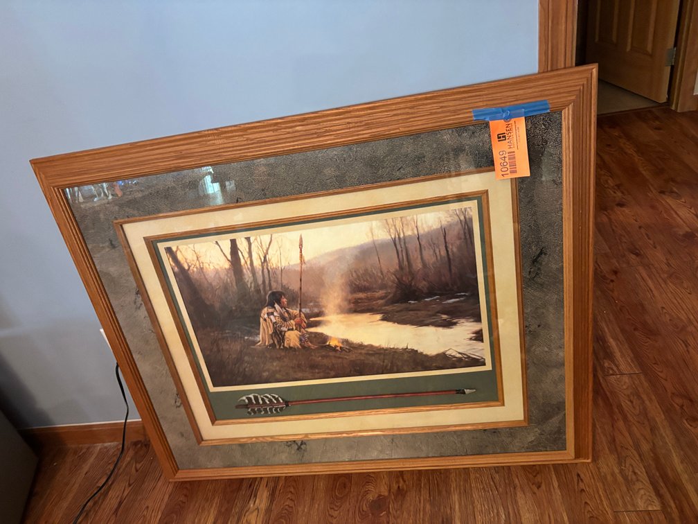 Large Framed Indian Picture