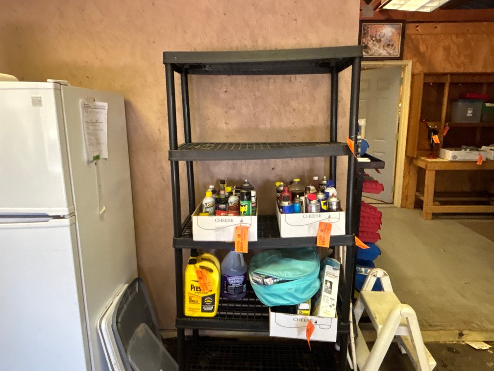 Five Tier Plastic Shelving Unit