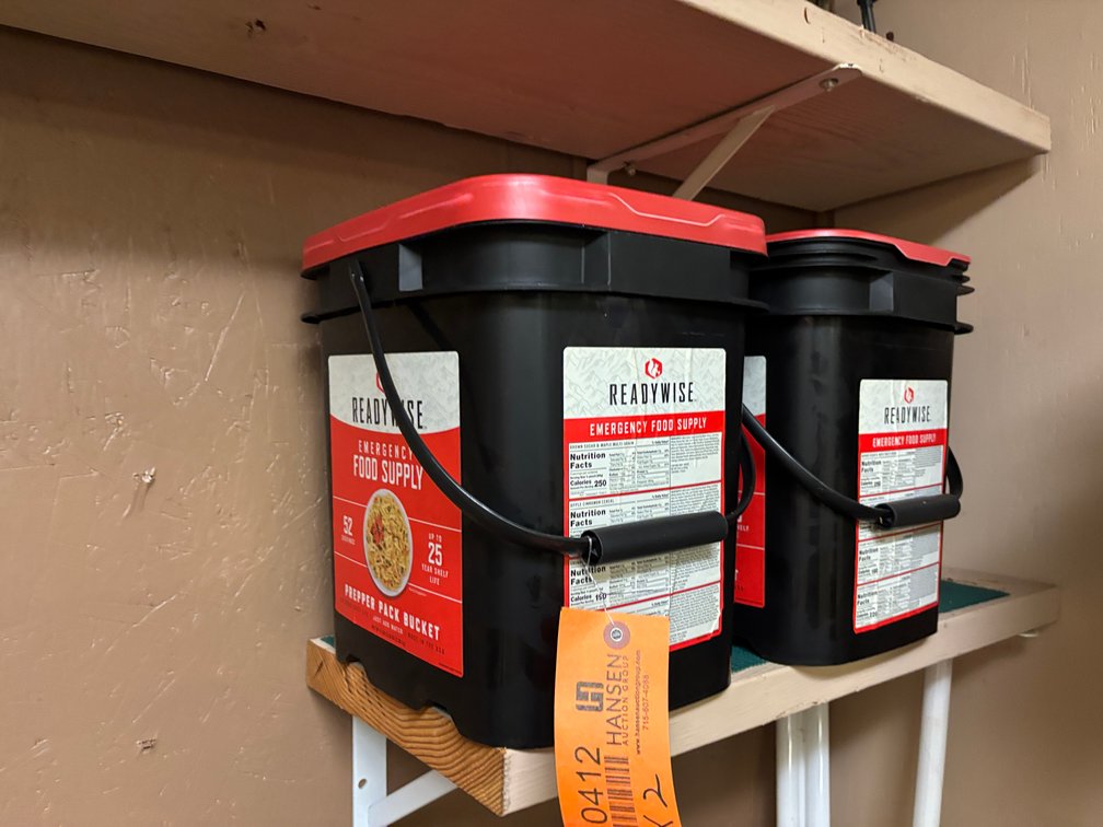 (2) Ready Wise Emergency Food Supply Buckets