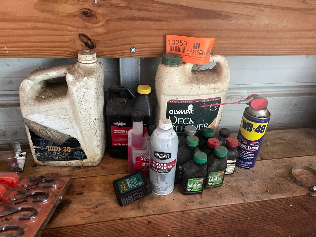 Collection of Shop Fluids