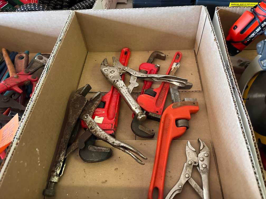 (3) Pipe Wrenches