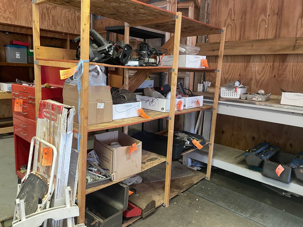 Wood Shelving Unit