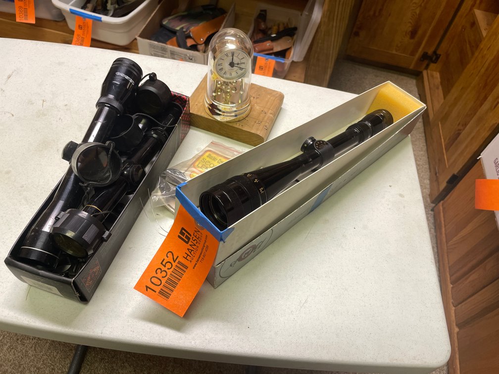 (3) Rifle Scopes