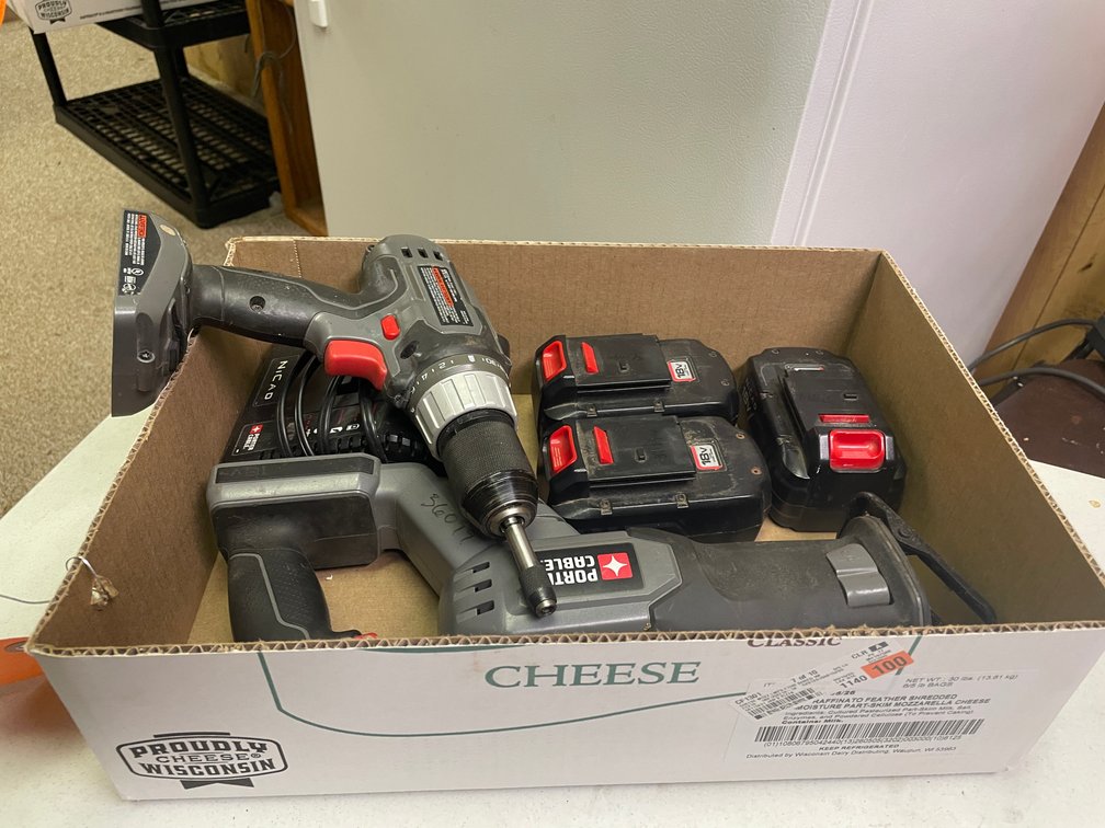 Porter Cable 18V Drill and Saw
