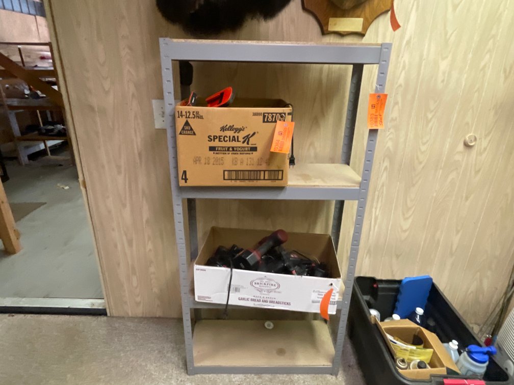 Four Tier Metal Shelving Unit