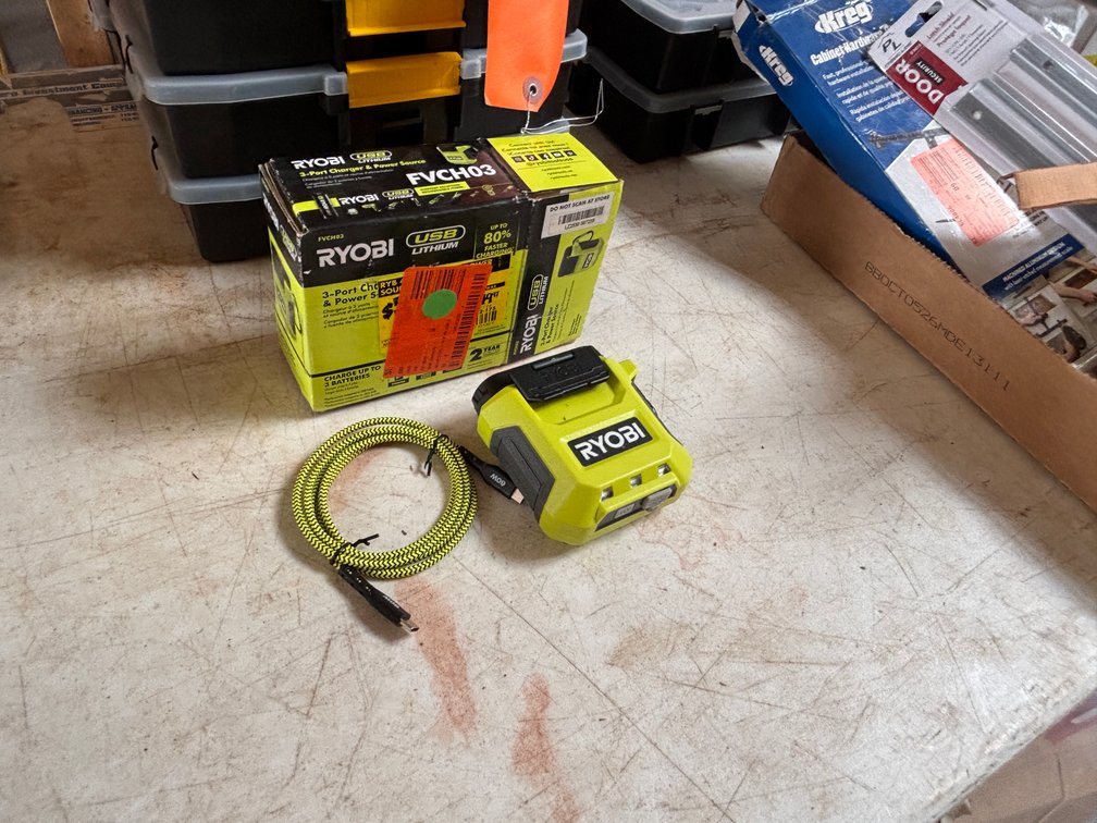 Ryobi (3) Port Charger (Strum, WI)