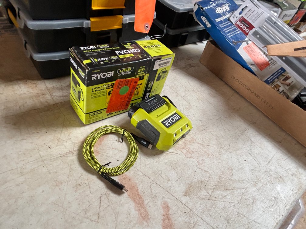 Ryobi (3) Port Charger (Strum, WI)