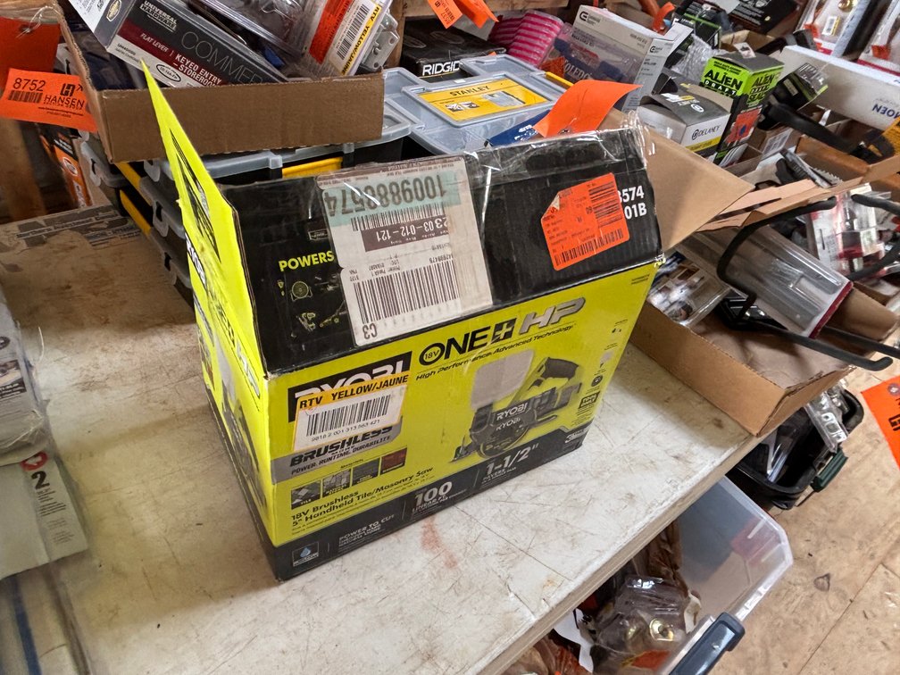 Ryobi 18V Brushless Tile/Masonry Saw (Strum, WI)