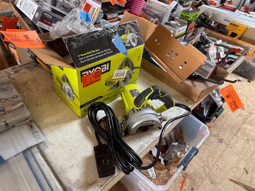 Ryobi 18V Brushless Tile/Masonry Saw (Strum, WI)