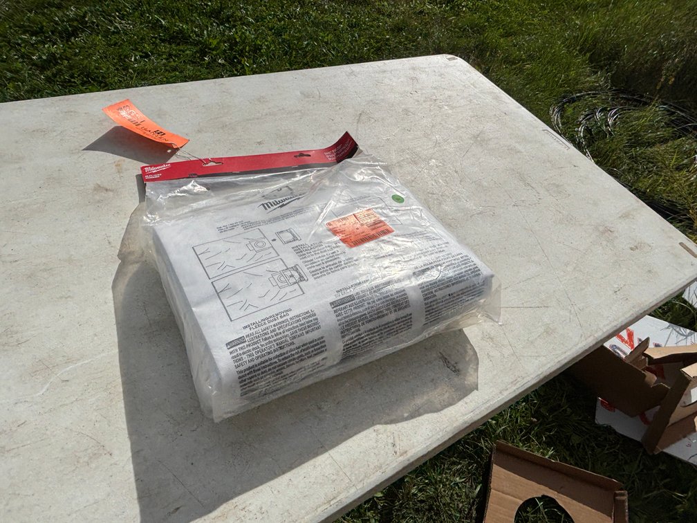New Milwaukee Fleece Dust Bags (Strum, WI)