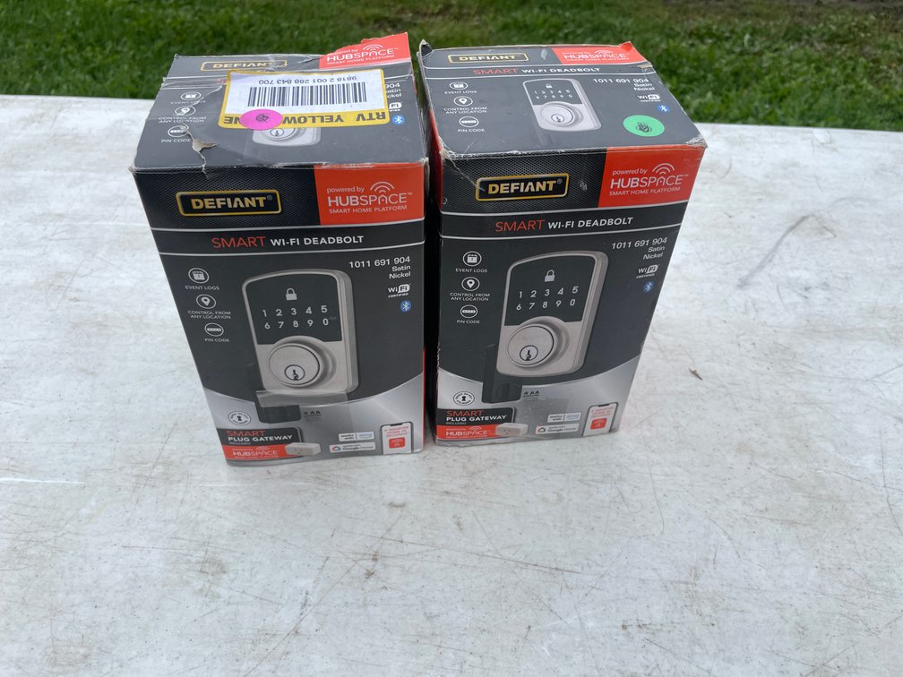 (2) Defiant Smart Wi-Fi Deadbolts (Strum, WI)